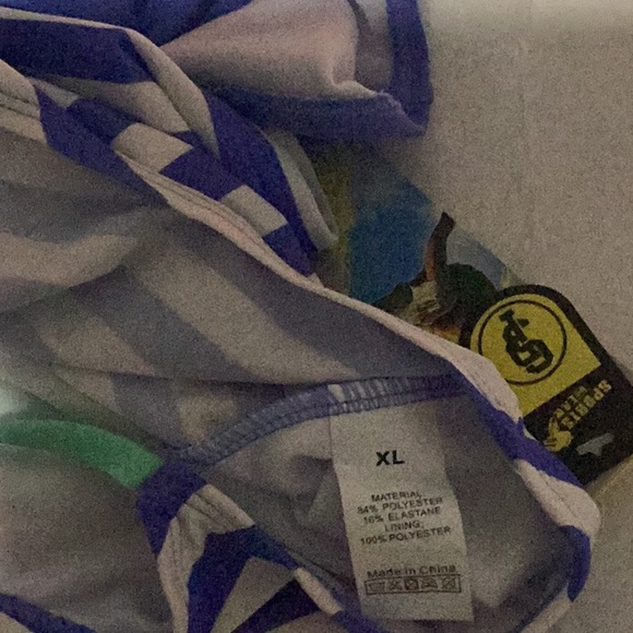 Girls'‎ Tankini Summer Rash Guard Bathing Suits Two Piece Swimsuit Shorts XL - Picture 5 of 5